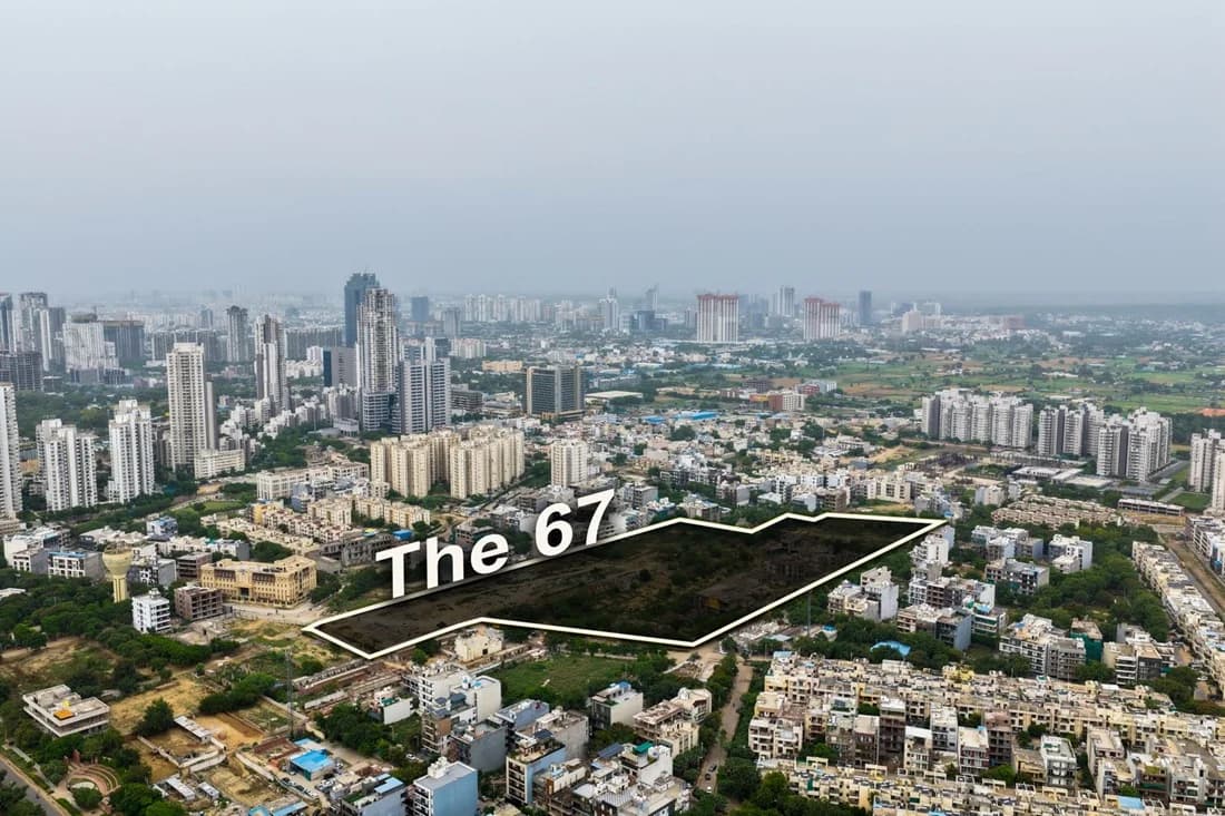 Aerial site context for Smartworld Sector 67A, Sector 67A, Gurugram