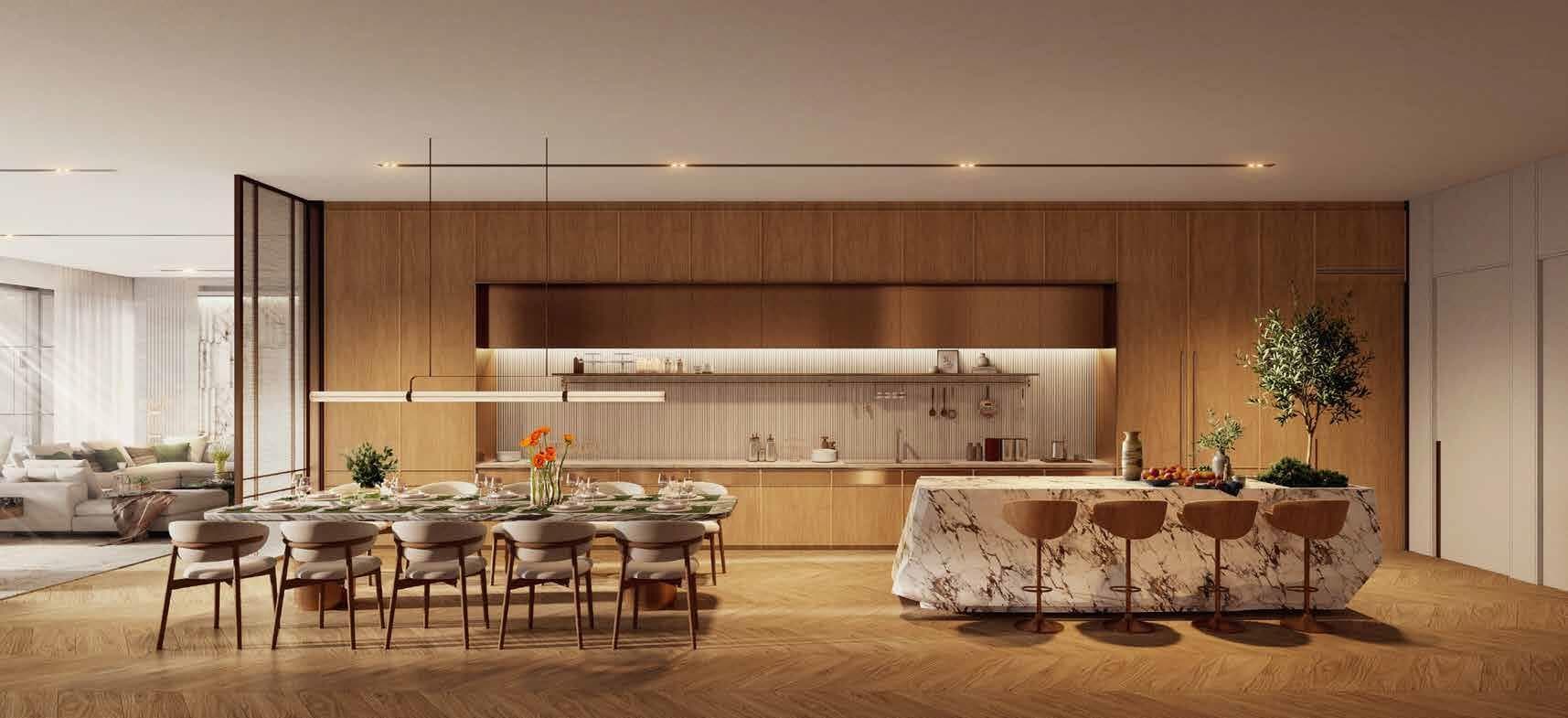 PRIVACY — Large-format homes planned around space and exclusivity.