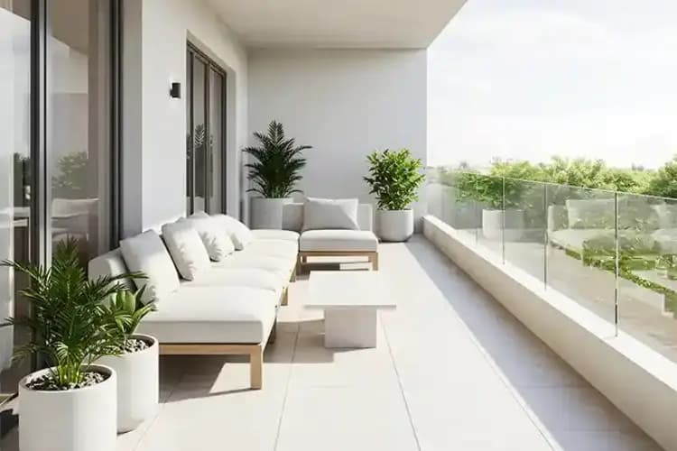 Open outlook from a residence at Sobha Crescent